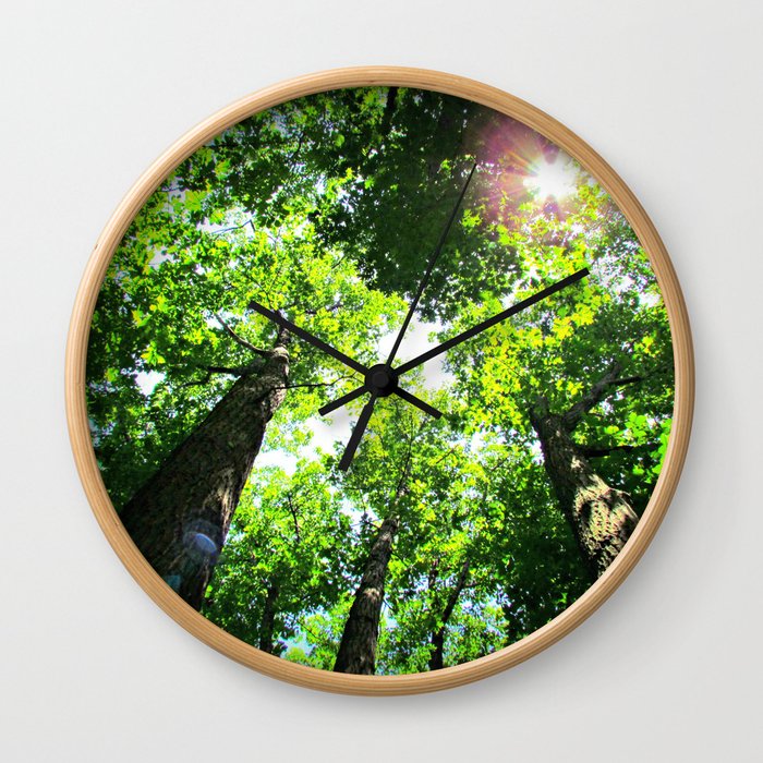 Trees Wall Clock
