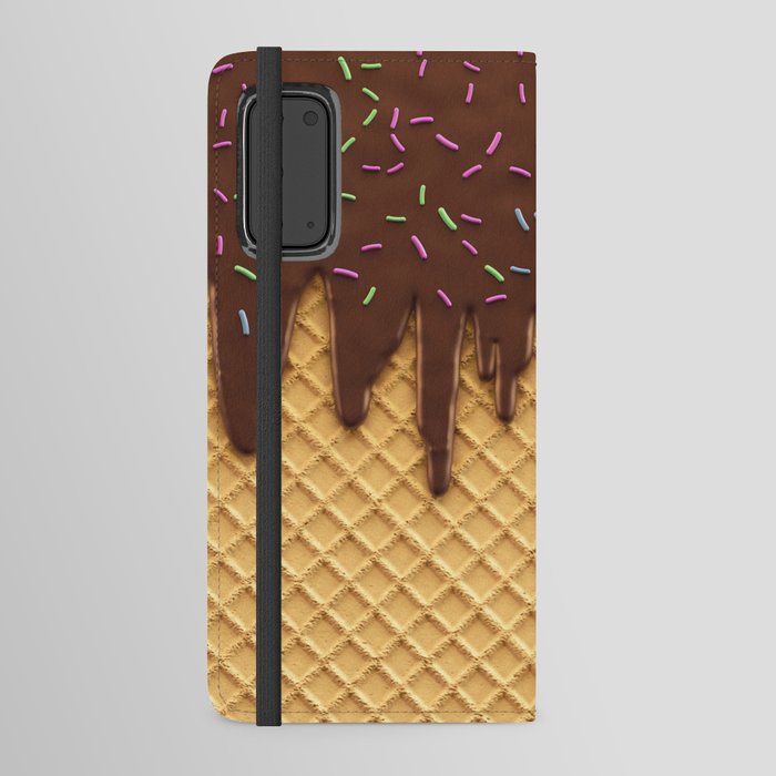 Melting Chocolate Lover Ice Cream Sweet Tooth Candy Android Wallet Case