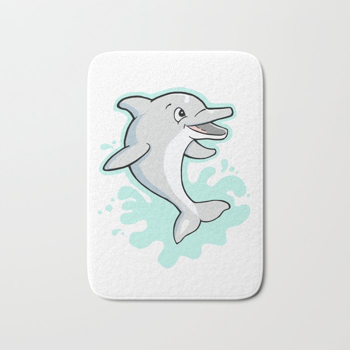 dolphin  Bath Mat