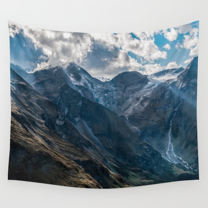 The first rays of sun Wall Tapestry