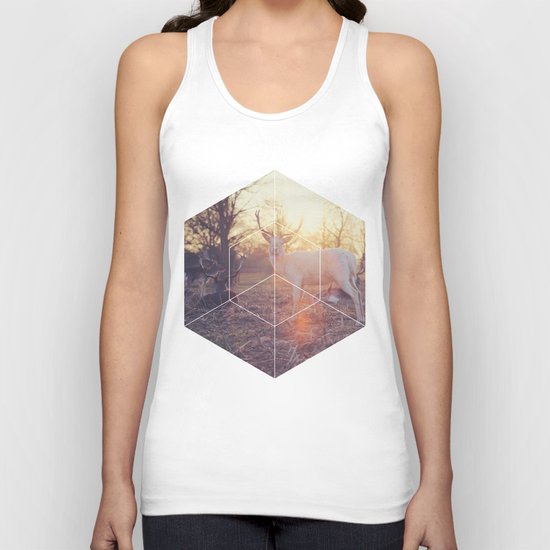 Magical Deer - Geometric Photography Unisex Tank Top