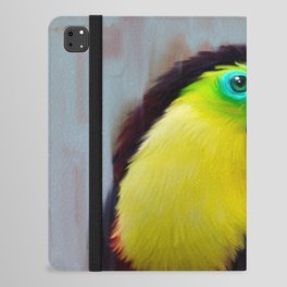 Toucan painting colorful bird - tropical iPad Folio Case