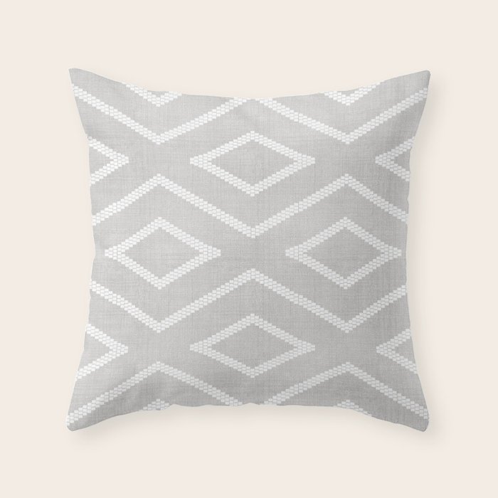 diamond pattern pillow
