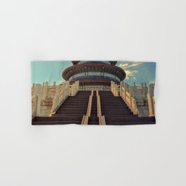 China Photography - Beautiful Temple In Down Town Beijing Hand & Bath Towel