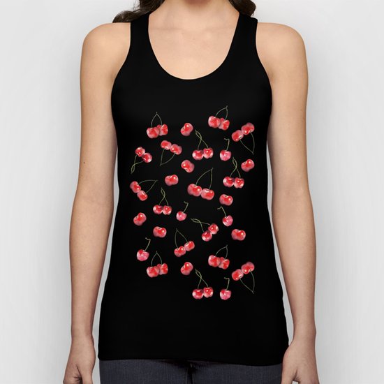 Cherry Pattern Unisex Tank Top