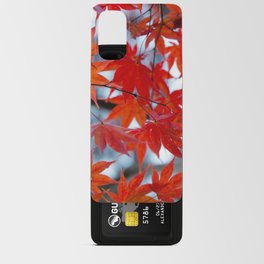 Red Maple leaves Android Card Case