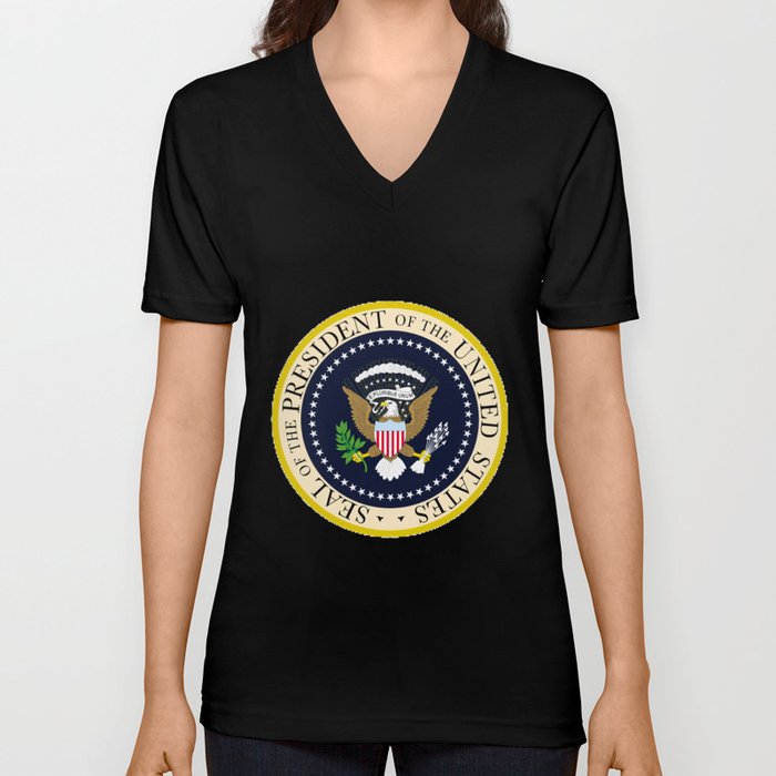 Presedent Seal V Neck T Shirt