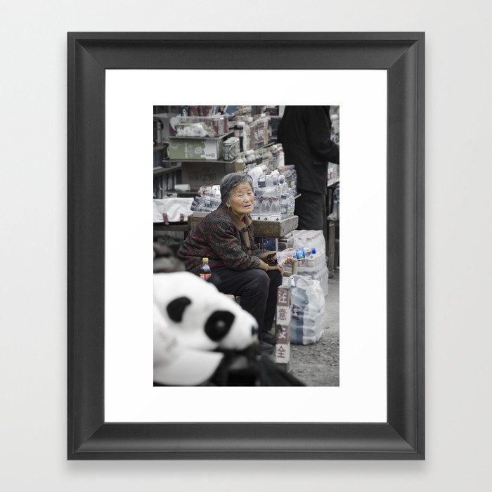 Long Day on the Wall Framed Art Print