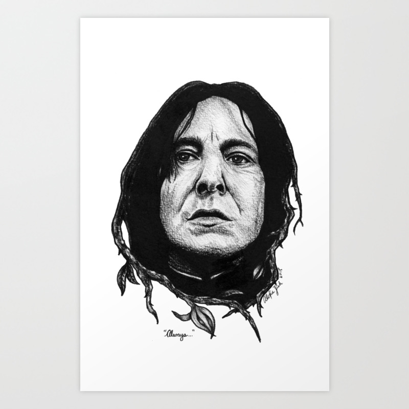 Severus Snape Art Print By Alexisfish Society6