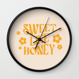 Sweet Like Honey Wall Clock