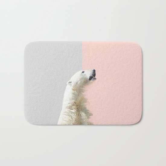 Polar Bear #society6 #decor #buyart Bath Mat