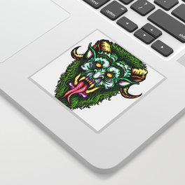 Krampus lord of the forest Sticker