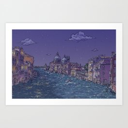 Travel Venice Italy Wanderlust Art Print