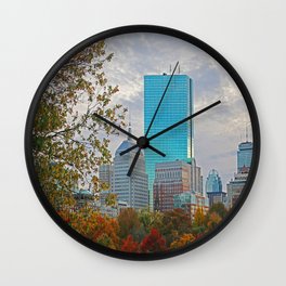 BOSTON STAND UP Wall Clock | Love, Prudential, November, Hdr, Johnhancock, Foliage, Jessicagray, Color, Naturallyjess, Digital 
