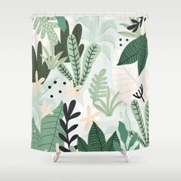 Into the jungle II Shower Curtain