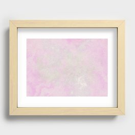 Soft pink Recessed Framed Print