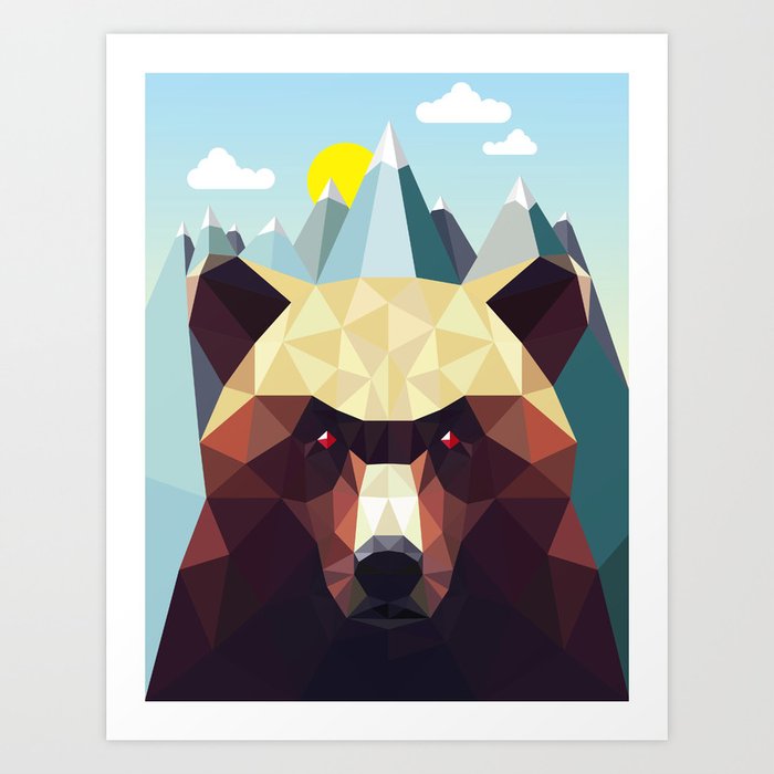 Bear Mountain  Art Print