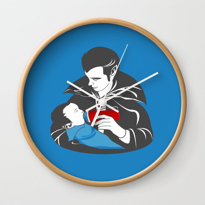 The Curious Case of a Baby Vampire Wall Clock