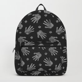 Shaman's Hand - Black and White Backpack