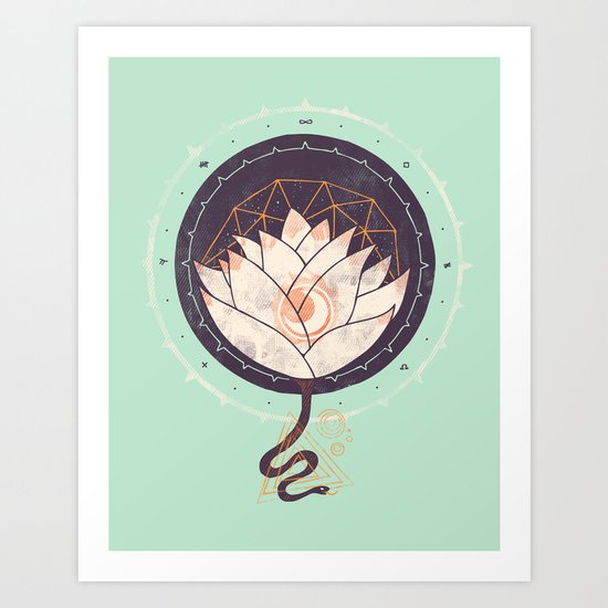 Lotus Art Print
