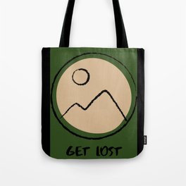 Get Lost Mountain Tote Bag