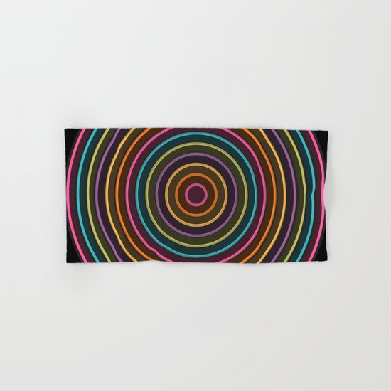Colorful circle II Hand & Bath Towel
