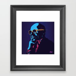 "Milton Friedman" Portrait Framed Art Print