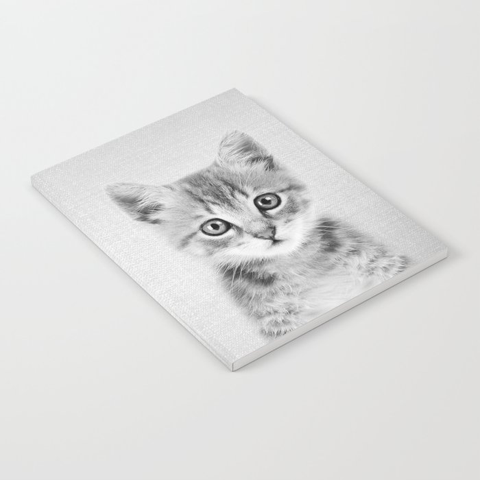 Kitten - Black & White Notebook