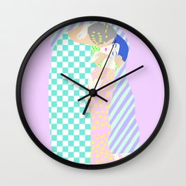 THE KISS REIMAGINED Wall Clock