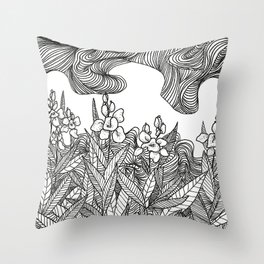 Canna lily Throw Pillow