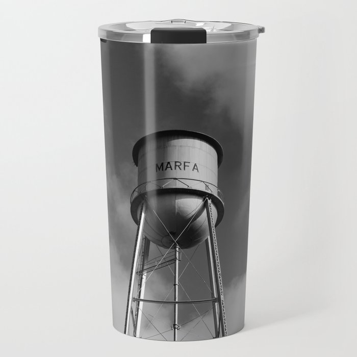 Monochrome Marfa Water Tower Travel Mug