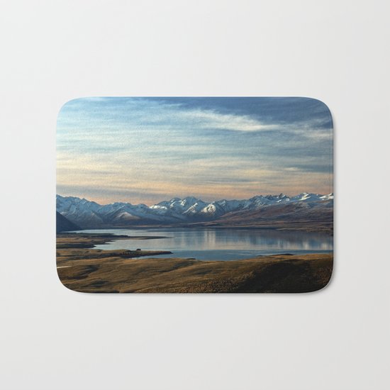 Lake Tekapo, New Zealand Bath Mat