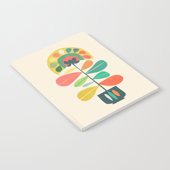 Fan Flower Notebook