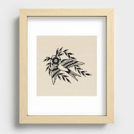 Flower Flight Recessed Framed Print