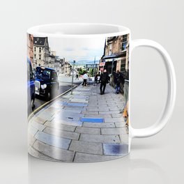 Edinburgh City's Blue Hackney Taxi  Coffee Mug