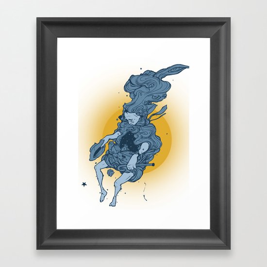 Drifting Away Framed Art Print
