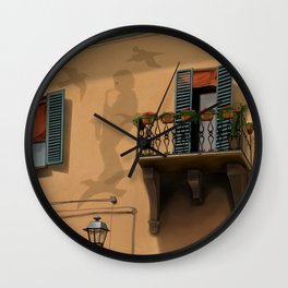 Italian Balcony Wall Clock
