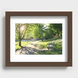 Afternoon Stroll Recessed Framed Print