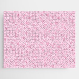 Pink Terrazzo flooring pattern. Digital Illustration background Jigsaw Puzzle