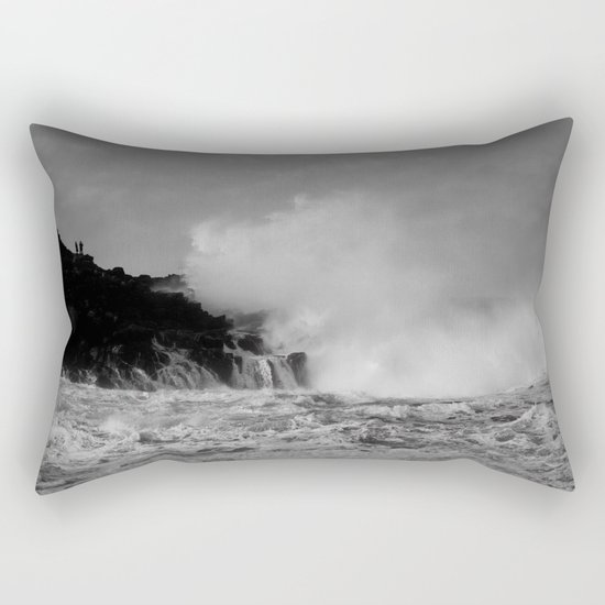 Wave watching Rectangular Pillow
