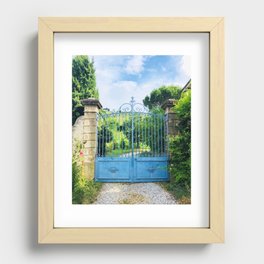 Blue Gate, Avignon, France Recessed Framed Print