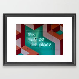 This must be the place Framed Art Print