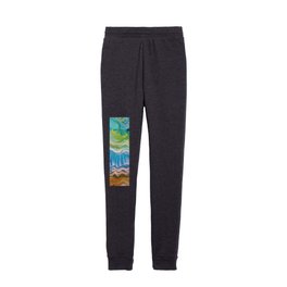 Hues of the Hydrosphere: Dreamscape Painting Collection Kids Joggers