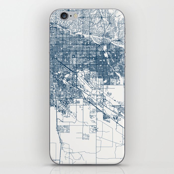 USA, Tucson - Minimal City Map - Mancave Gift iPhone Skin