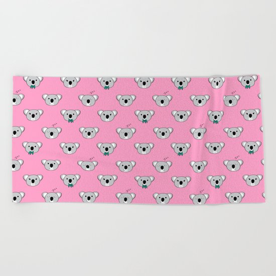 Koala Cuddles Beach Towel