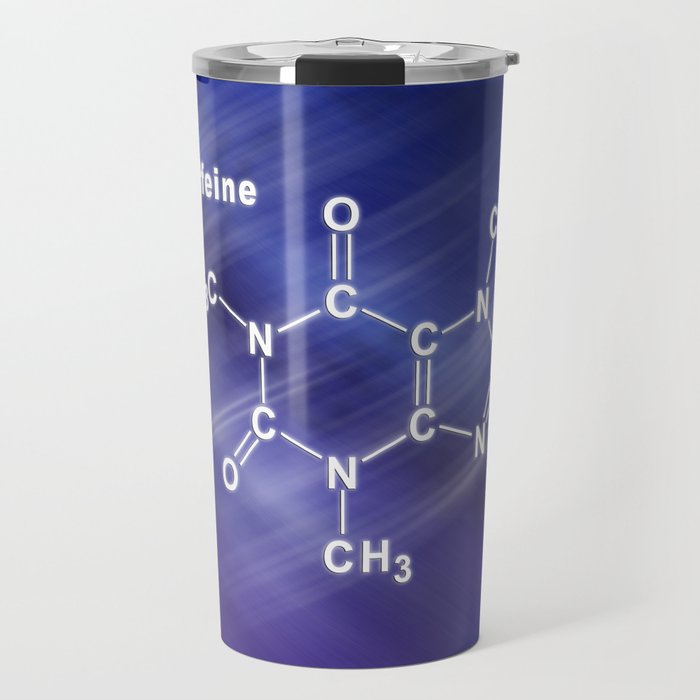 Caffeine Structural chemical formula Travel Mug