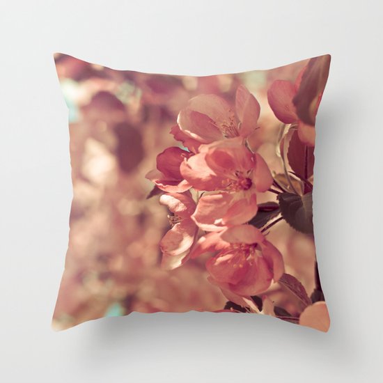 Ode to pink Throw Pillow