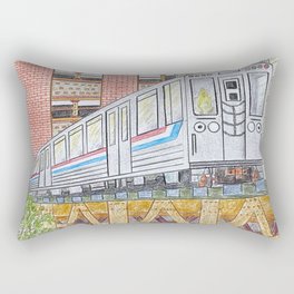 Commute Rectangular Pillow