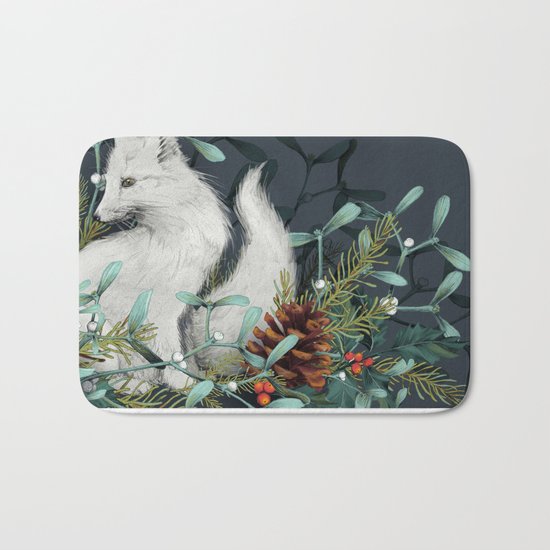 Arctic Fox Bath Mat