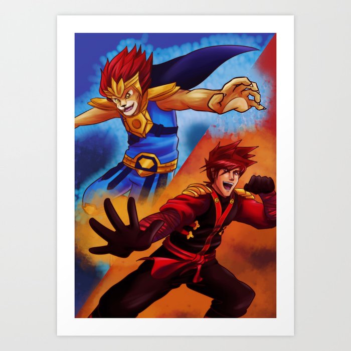 Ninjago And Chima Art Print By Witchy Society6